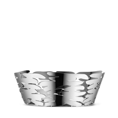 Alessi-Barket Round basket in 18/10 stainless steel
